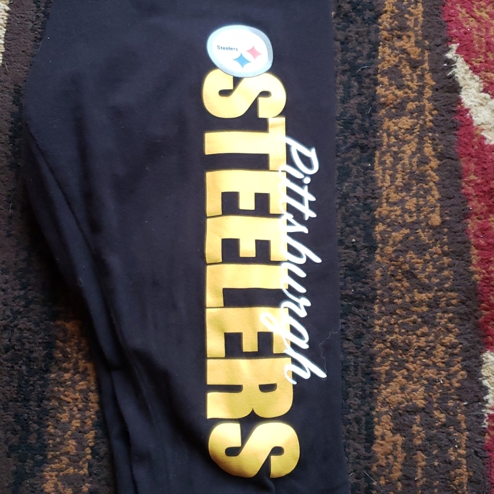 XL NFL Pittsburgh Steelers black leggings